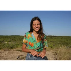 CHEMISE CROP Paraiso Verde