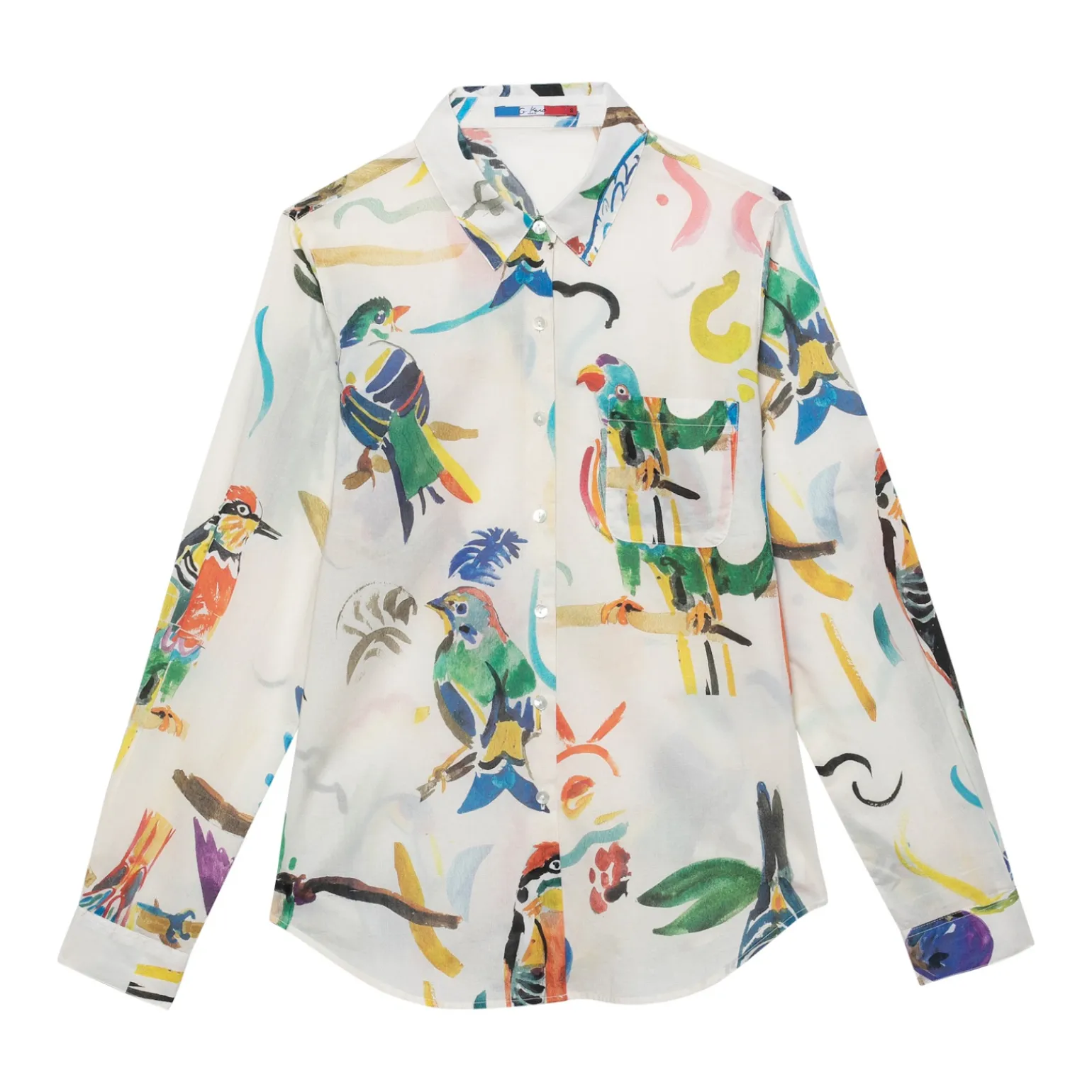 CHEMISE EN COTON COOL WHITE EXOTICA