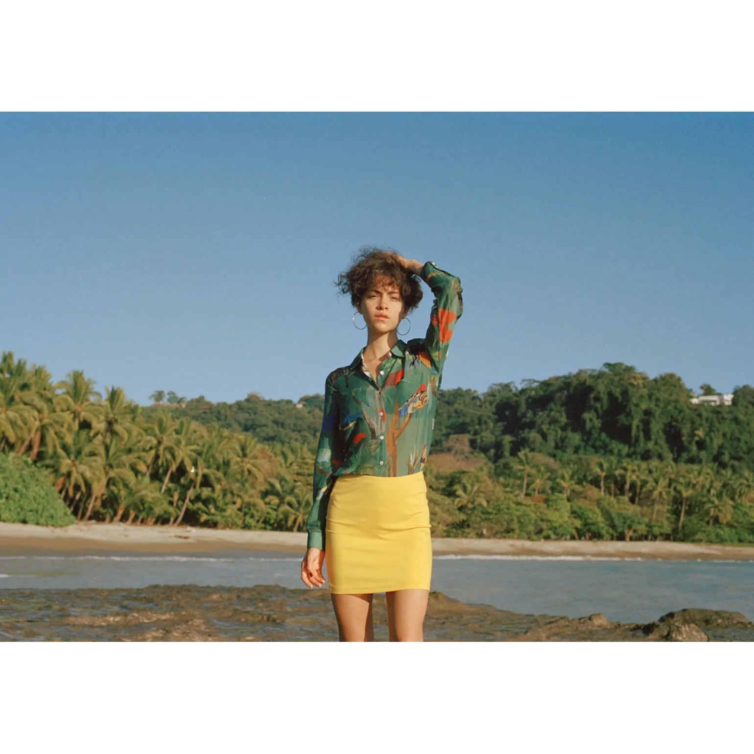 CHEMISE EN COTON SOIE Green Moon