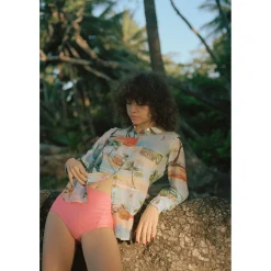 CHEMISE EN COTON SOIE La Pointe