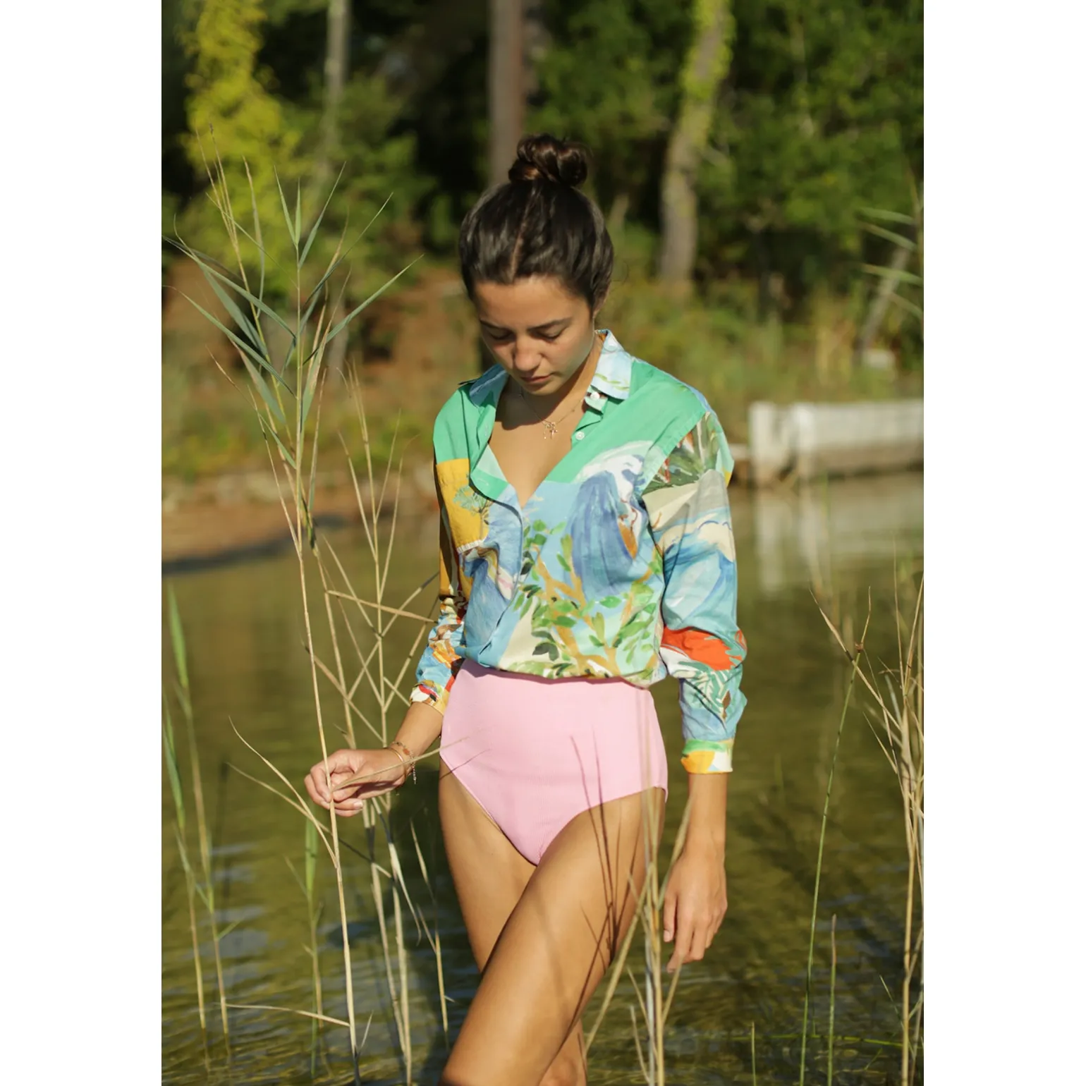 CHEMISE EN COTON Surf Color