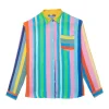 CHEMISE EN GAZE DE COTON PINK STRIPES ONE