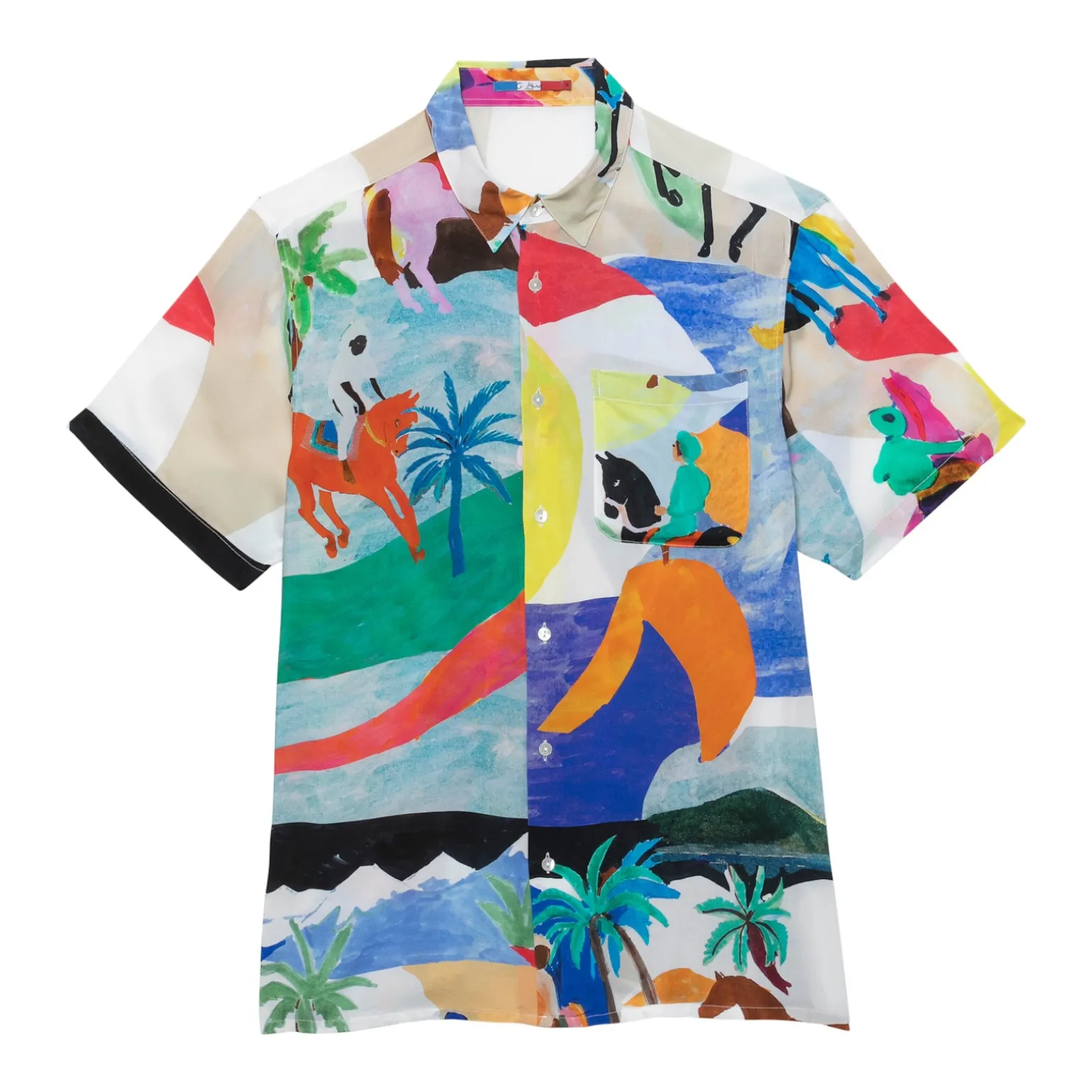 CHEMISE HAWAÏENNE CAVALIERS