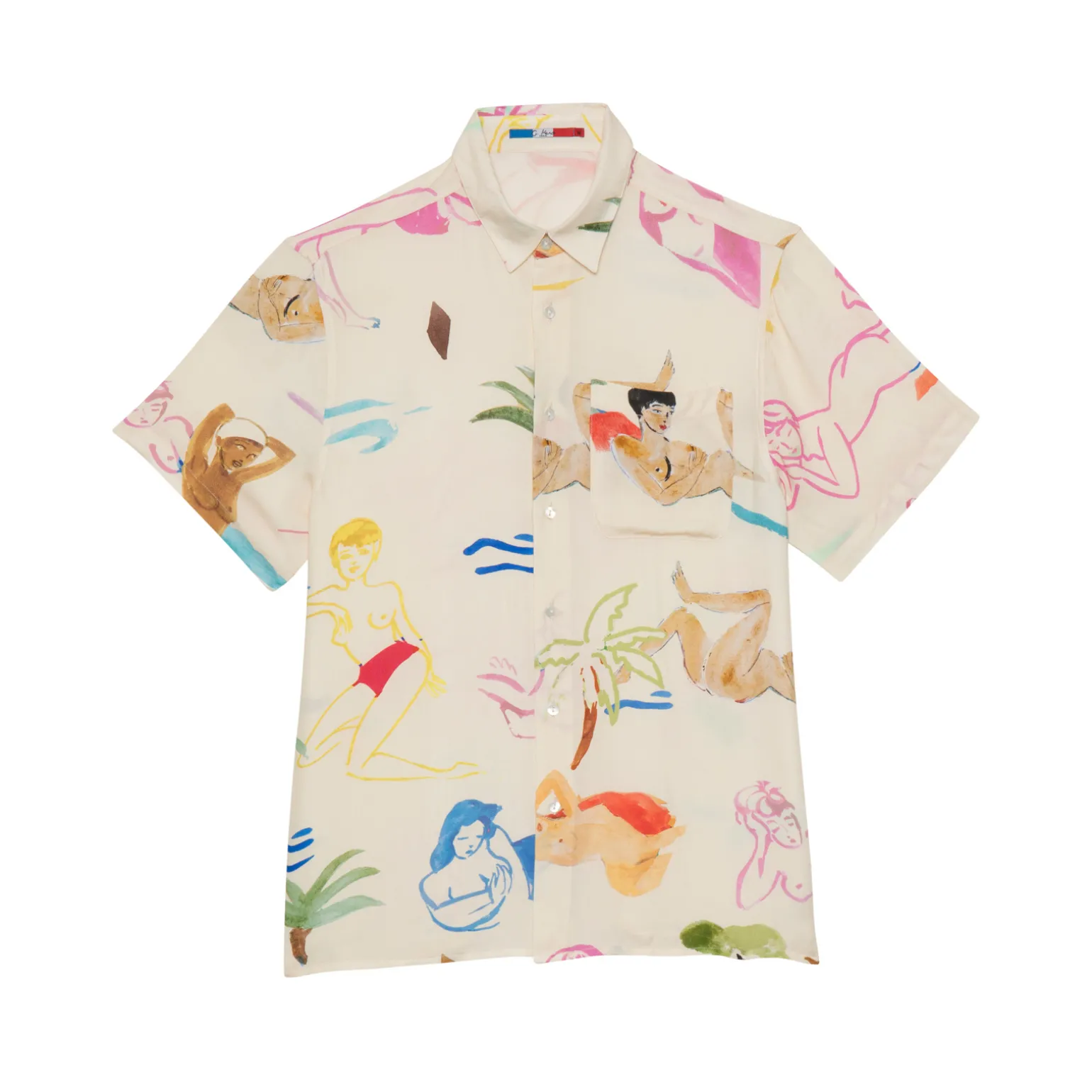 CHEMISE HAWAÏENNE CRUSH MODELS PINK