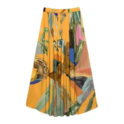 JUPE DANCING WOOD ORANGE