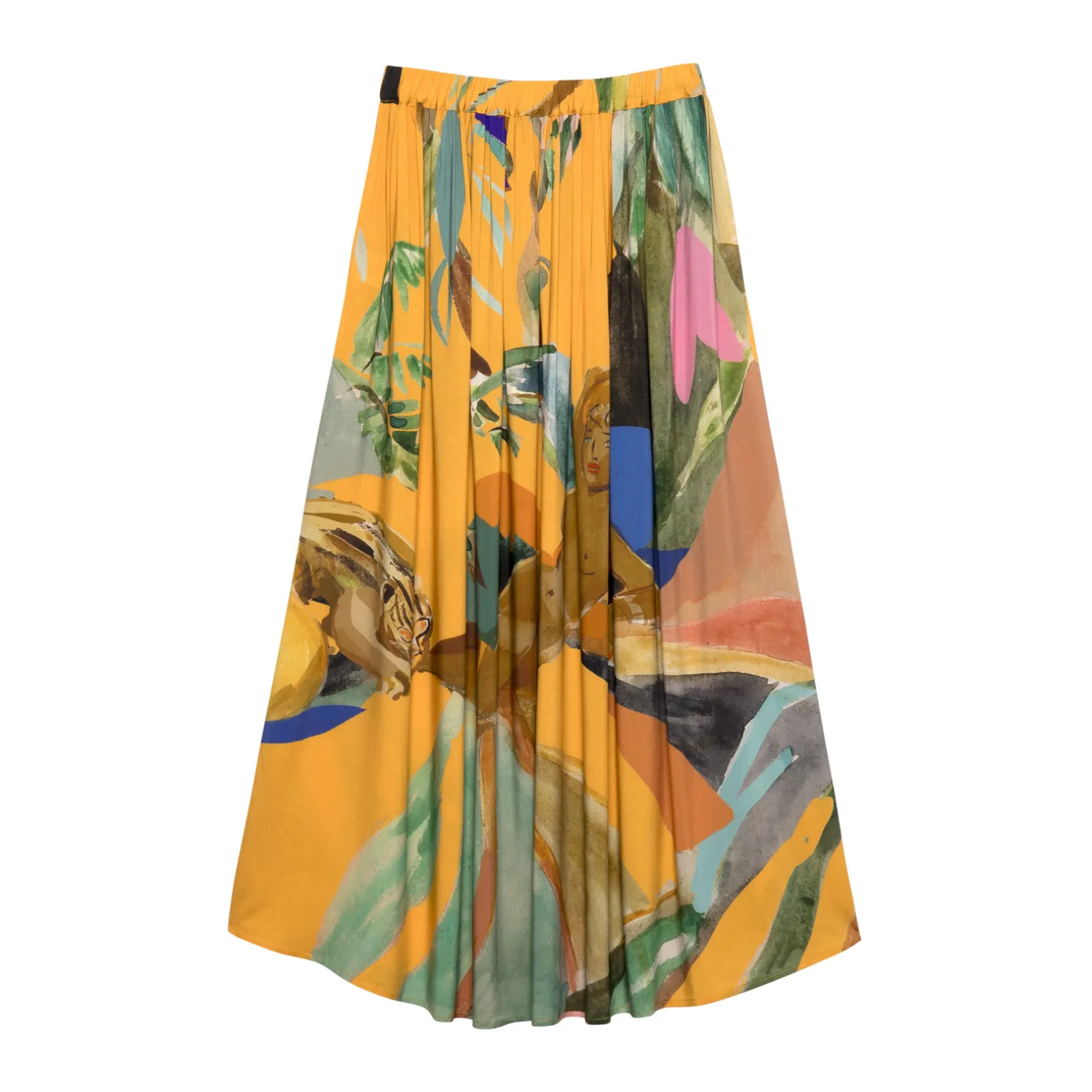JUPE DANCING WOOD ORANGE
