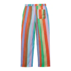 PANTALON EN LIN CANELLE