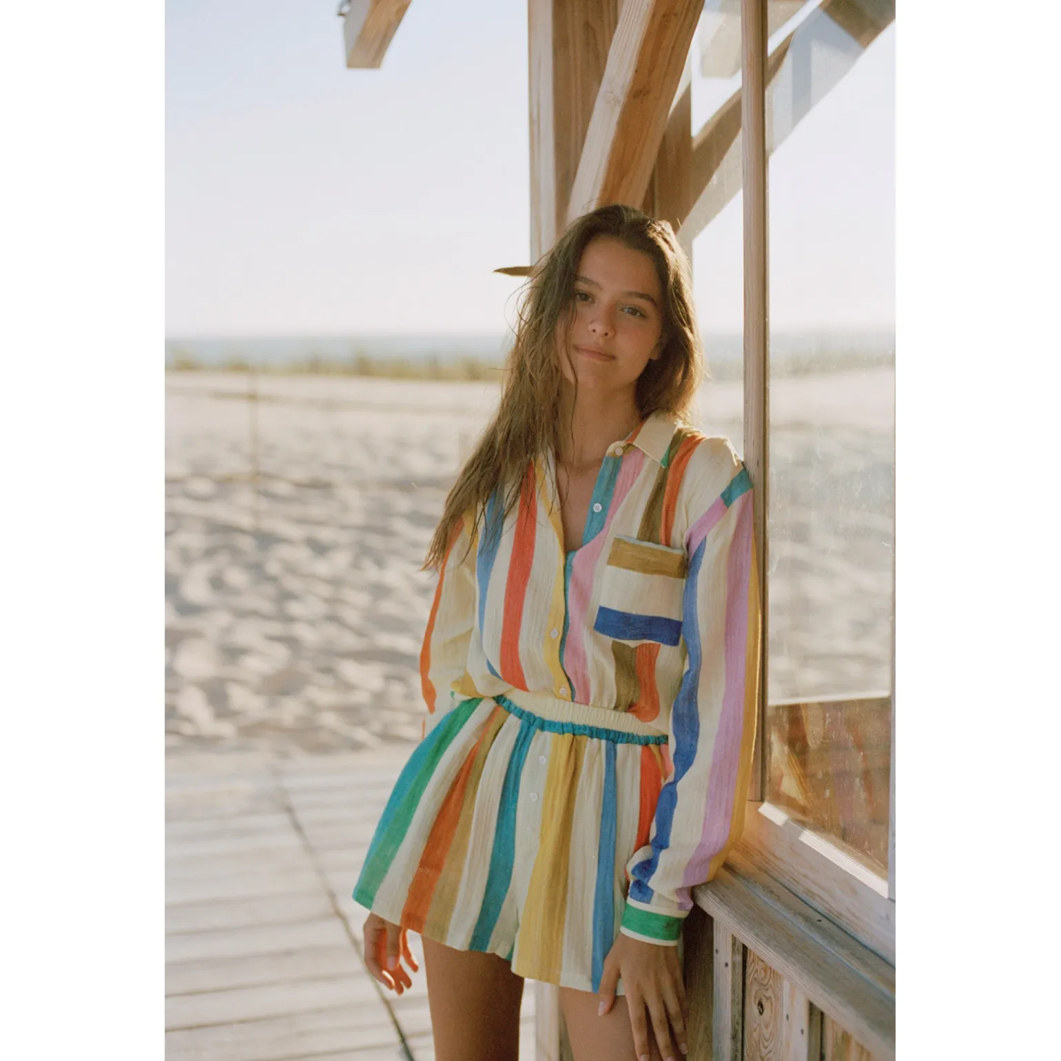SHORT EN GAZE DE COTON PAZ