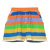 SHORT EN GAZE DE COTON PINK STRIPES ONE