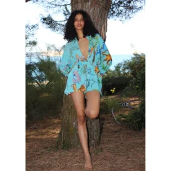 SHORT EN GAZE DE COTON PROTECT THE ANIMALS