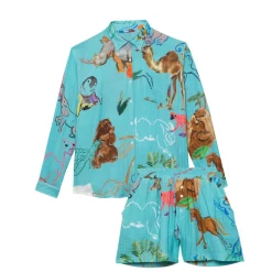SHORT EN GAZE DE COTON PROTECT THE ANIMALS