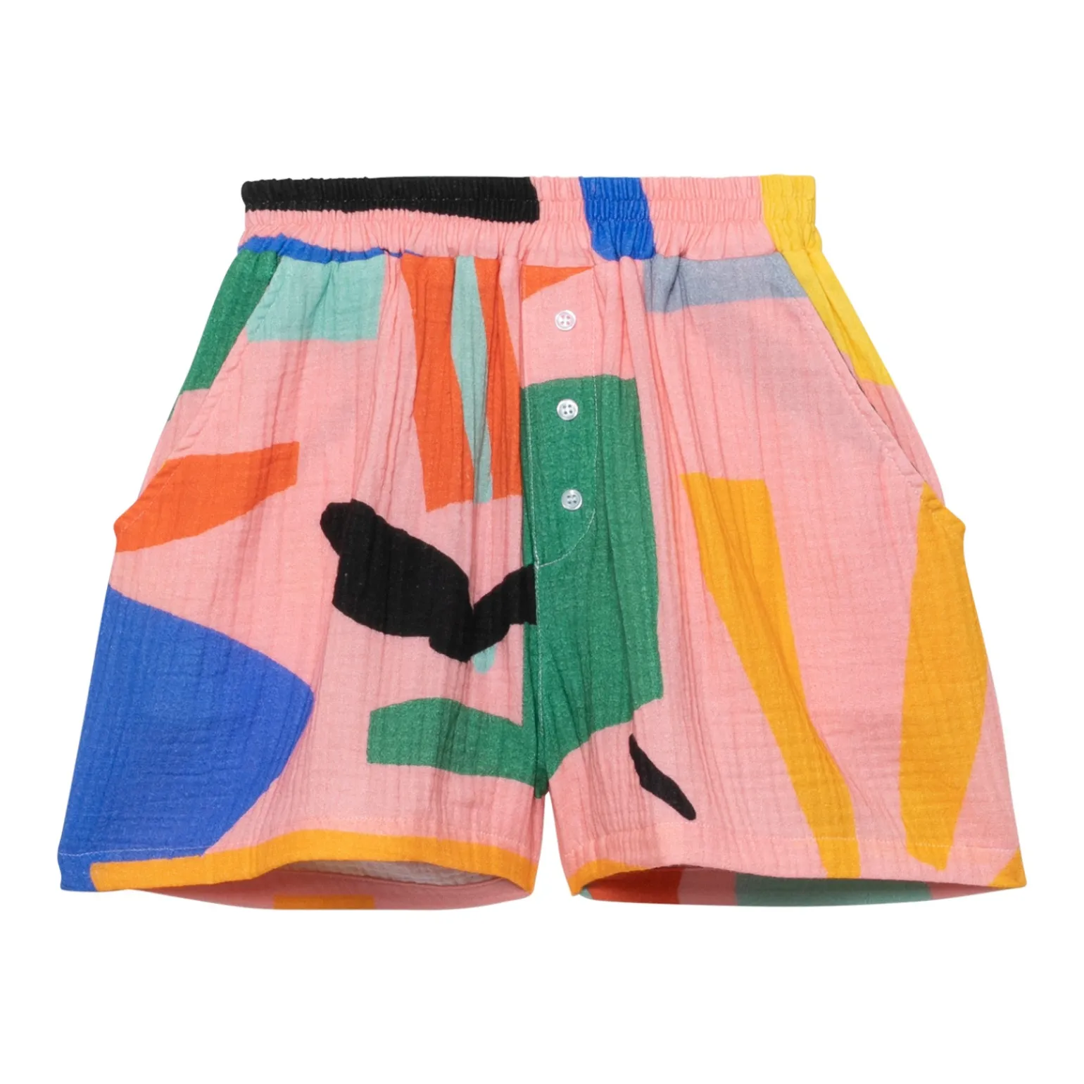 SHORT EN GAZE DE COTON YULI PINK