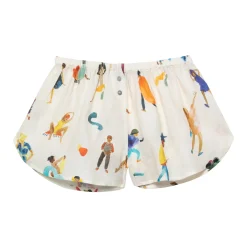 SHORT EN LIN BLOTCHED PEOPLE
