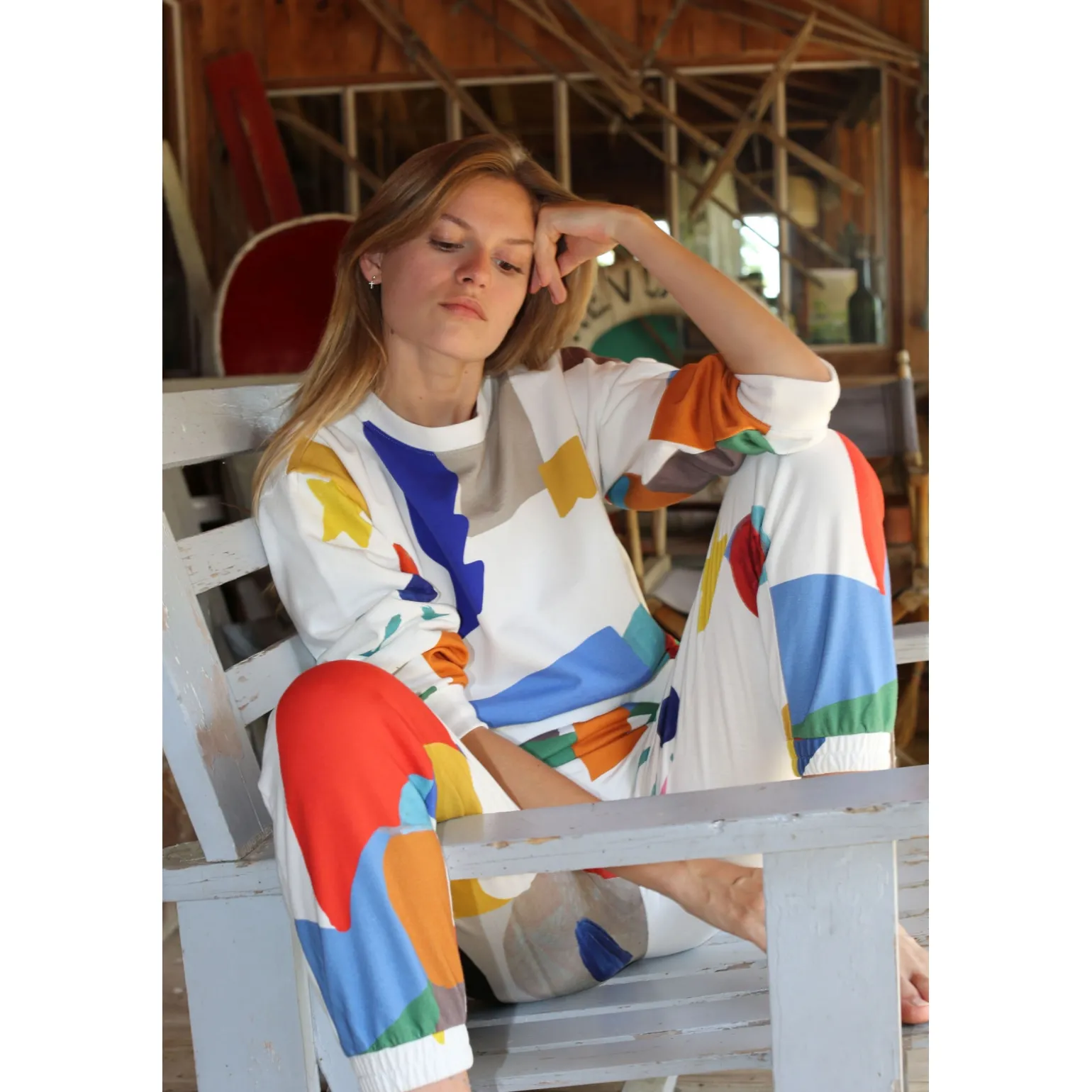 Sweat Shirt Big Color