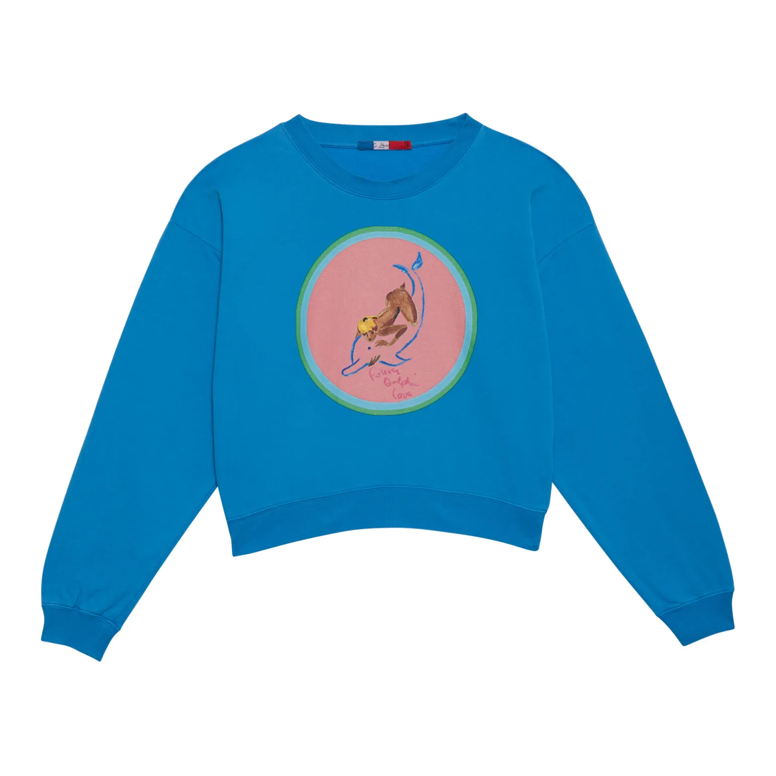 Sweat-Shirt Blue Dolphin Love