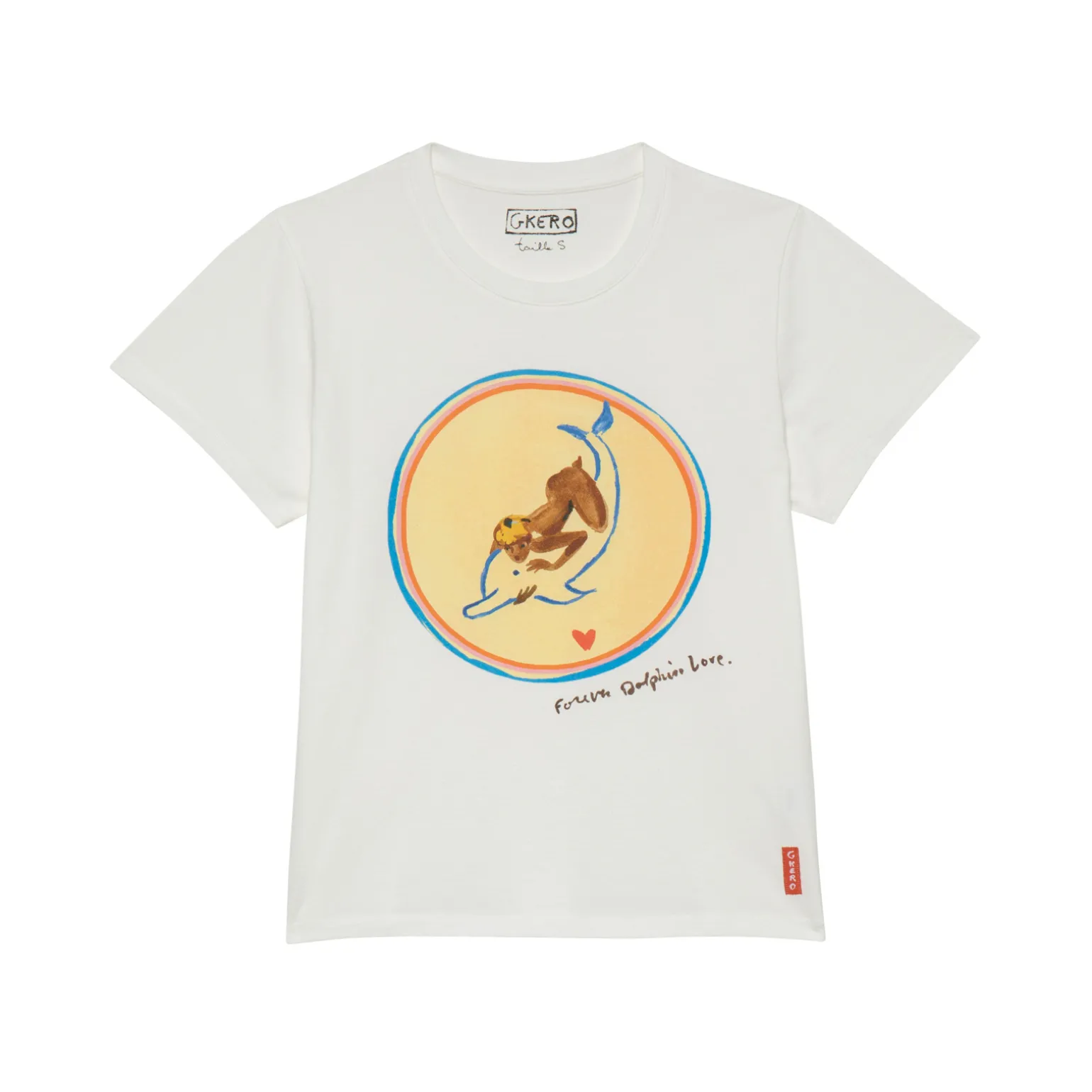 Tee Shirt Dolphin Love