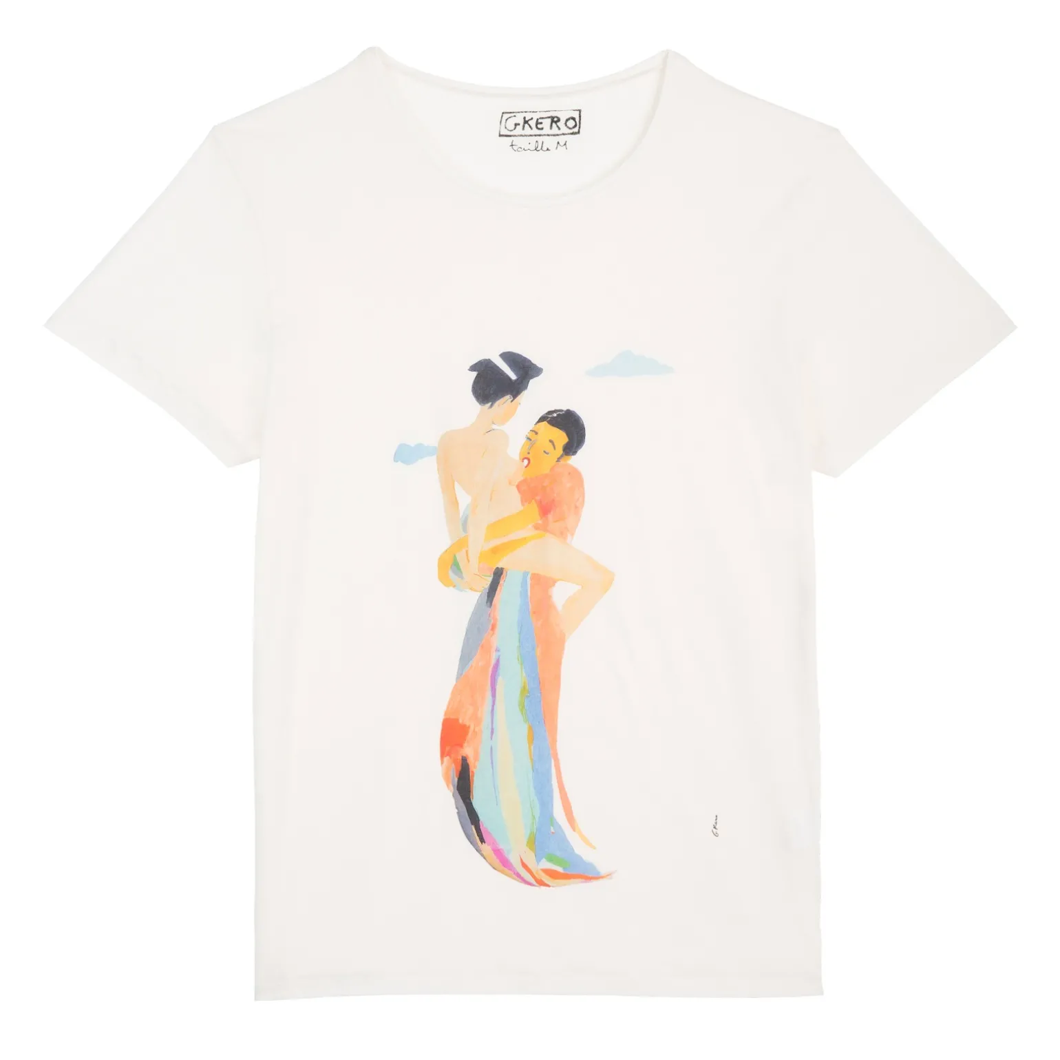 TEE SHIRT ORANGE LOVE